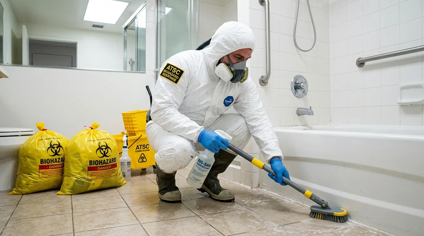 Decontamination equipment deployed for Blood Cleanup in Huntsville